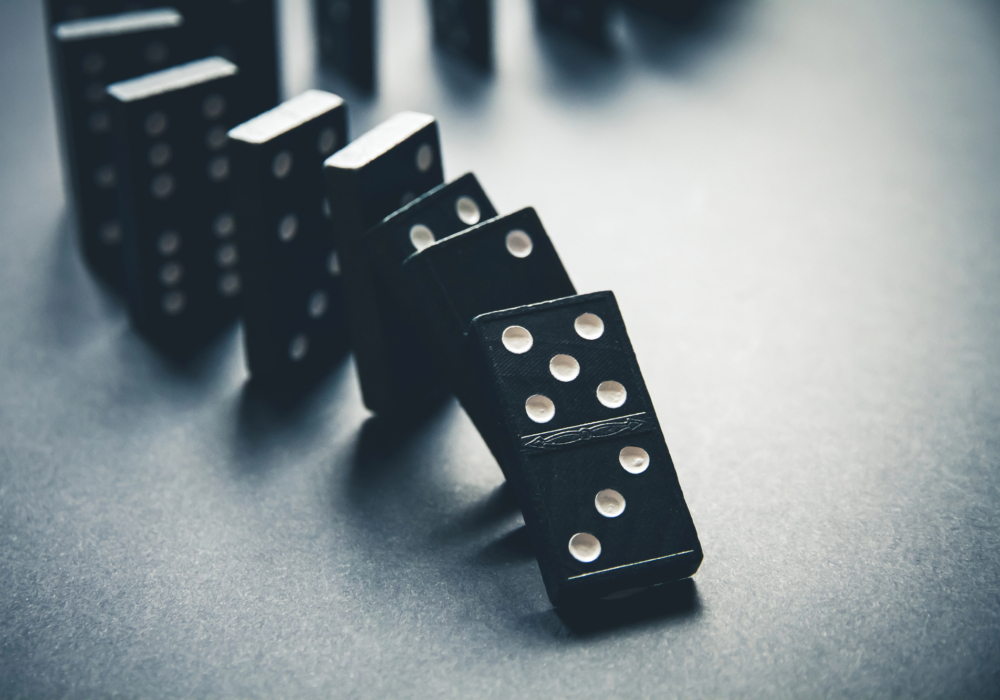 An Image of Dominos Falling