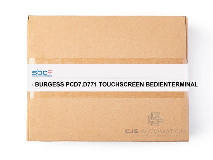 Saia Burgess - - BURGESS PCD7.D771 TOUCHSCREEN BEDIENTERMINAL