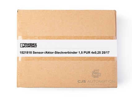Phoenix Contact - 1521818 Sensor-/Aktor-Steckverbinder 1,5 PUR 4x0,25 25/17