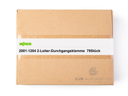 Wago - 2001-1204 2-Leiter-Durchgangsklemme  79Stück