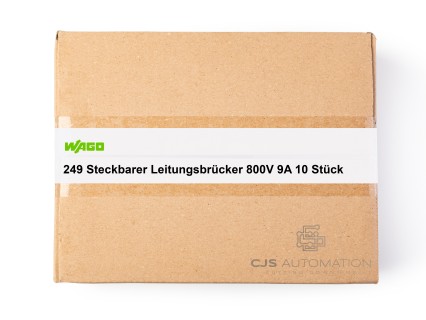 Wago - 249 Steckbarer Leitungsbrücker 800V 9A 10 Stück