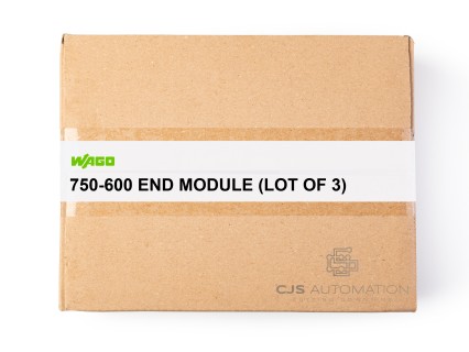 Wago - 750-600 END MODULE (LOT OF 3)