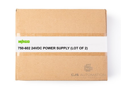 Wago - 750-602 24VDC POWER SUPPLY (LOT OF 2)