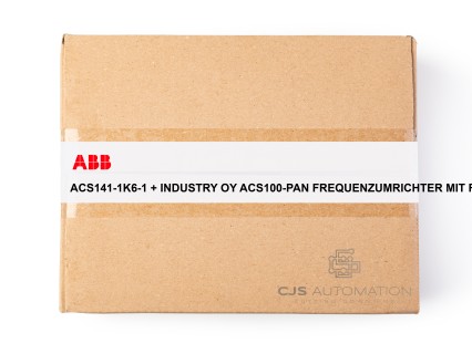 ABB - ACS141-1K6-1 + INDUSTRY OY ACS100-PAN FREQUENZUMRICHTER MIT FILTER