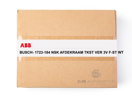 ABB - BUSCH- 1723-184 NSK AFDEKRAAM TKST VER 3V F-ST WT