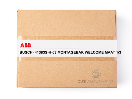 ABB - BUSCH- 41383S-H-03 MONTAGEBAK WELCOME MAAT 1/3