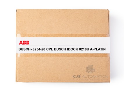 ABB - BUSCH- 8254-20 CPL BUSCH IDOCK 8218U A-PLATIN