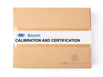 Baumer Electric - CALIBRATION AND CERTIFICATION