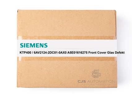 Siemens - KTP400 / 6AV2124-2DC01-0AX0 A5E01616275 Front Cover Glas Defekt