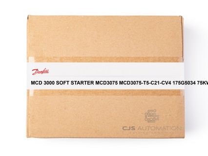 Danfoss - MCD 3000 SOFT STARTER MCD3075 MCD3075-T5-C21-CV4 175G5034 75KW 138A