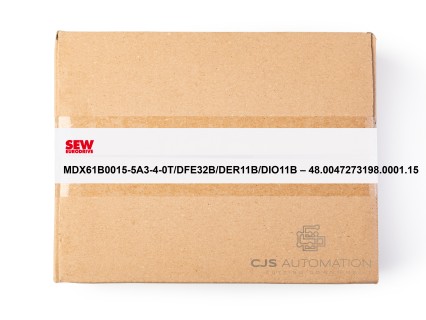 SEW Eurodrive - MDX61B0015-5A3-4-0T/DFE32B/DER11B/DIO11B – 48.0047273198.0001.15
