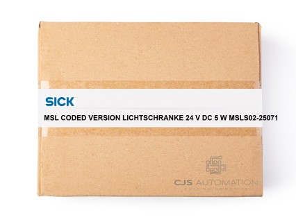 SICK - MSL CODED VERSION LICHTSCHRANKE 24 V DC 5 W MSLS02-25071