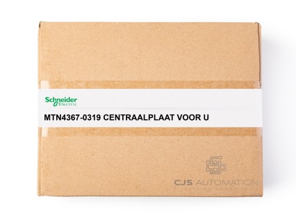 Schneider Electric - MTN4367-0319 CENTRAALPLAAT VOOR U