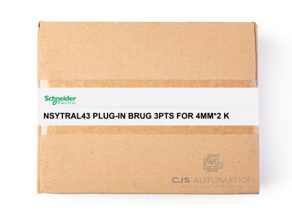 Schneider Electric - NSYTRAL43 PLUG-IN BRUG 3PTS FOR 4MM*2 K