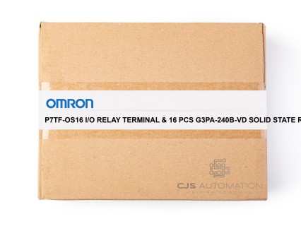 Omron - P7TF-OS16 I/O RELAY TERMINAL & 16 PCS G3PA-240B-VD SOLID STATE RELAYS