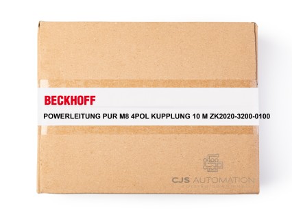 Beckhoff - POWERLEITUNG PUR M8 4POL KUPPLUNG 10 M ZK2020-3200-0100