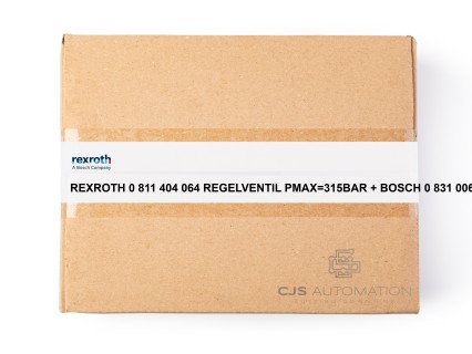 Bosch Rexroth - REXROTH 0 811 404 064 REGELVENTIL PMAX=315BAR + BOSCH 0 831 006 005