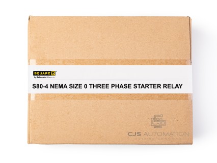 Square D - S80-4 NEMA SIZE 0 THREE PHASE STARTER RELAY