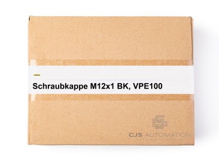 Turck - Schraubkappe M12x1 BK, VPE100