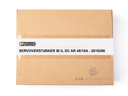 Phoenix Contact - SERVOVERSTäRKER IB IL DC AR 48/10A - 2819286