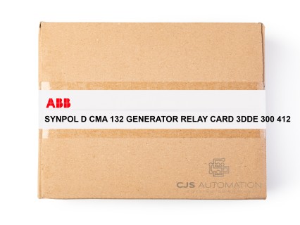 ABB - SYNPOL D CMA 132 GENERATOR RELAY CARD 3DDE 300 412