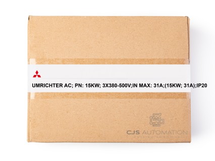 Mitsubishi - UMRICHTER AC; PN: 15KW; 3X380-500V;IN MAX: 31A;(15KW; 31A);IP20
