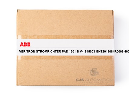 ABB - VERITRON STROMRICHTER PAD 1301 B V4 S45003 GNT2018084R0006 400V 50A DC DRIVE