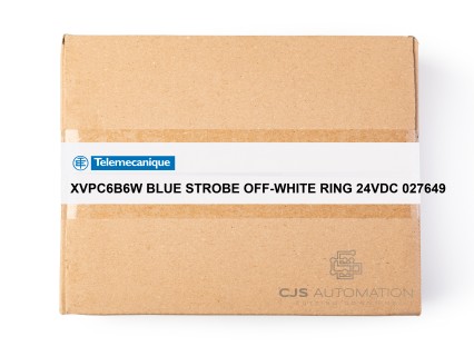 Telemecanique - XVPC6B6W BLUE STROBE OFF-WHITE RING 24VDC 027649